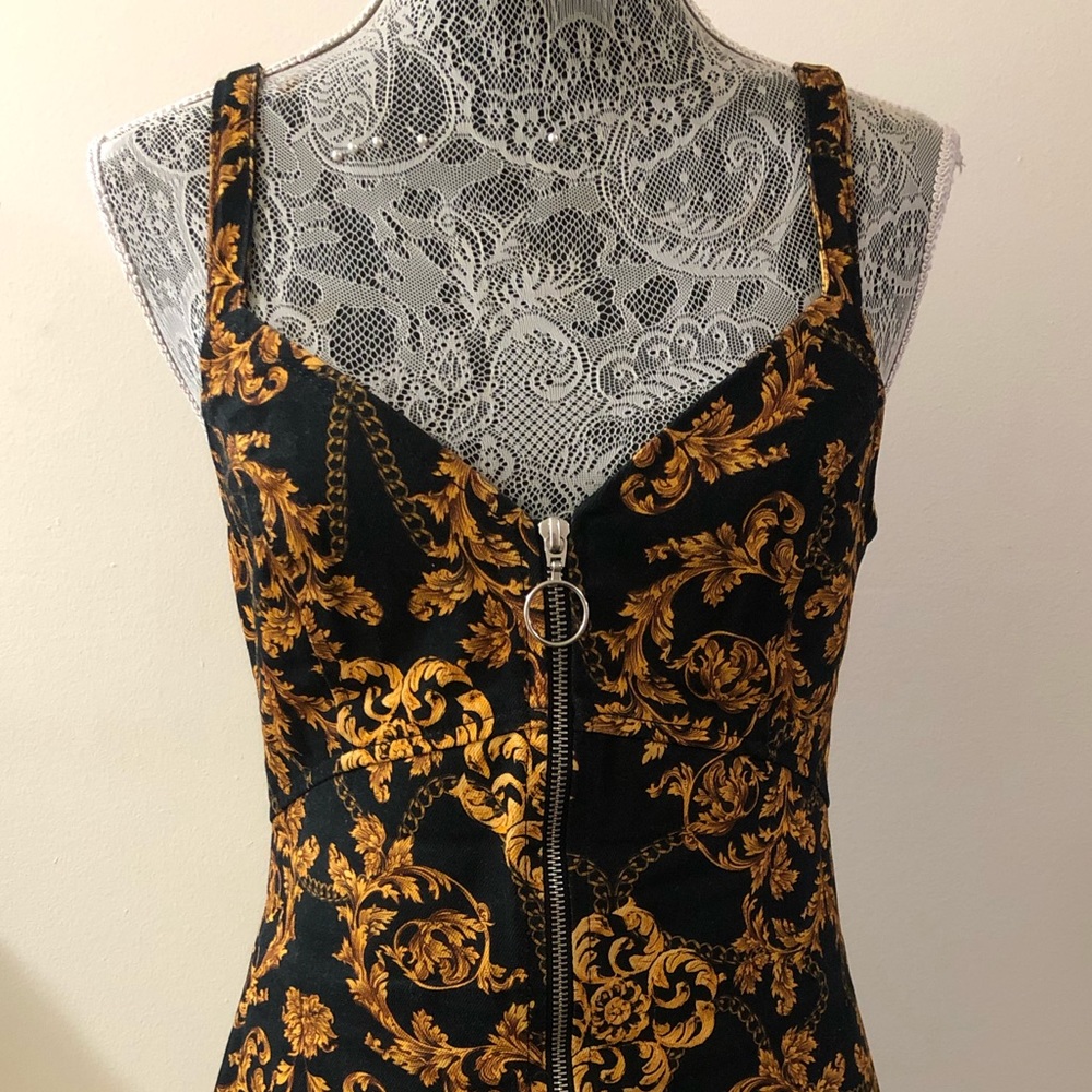 Patterned jean dress CUTEE!